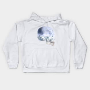 Head/Skull In The Clouds Kids Hoodie